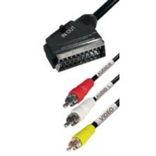CABLE EUROCONECTOR A 3RCA