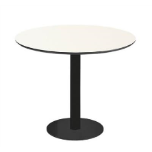 MESA RONDA LAMINADO 75 ALTO FIJA 90CM
