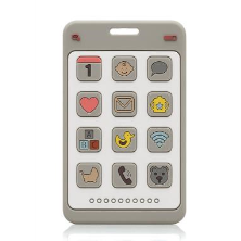 CART. TELEFONO 10X6CMS MORDEDOR GRIS S