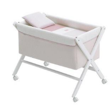 MINICUNA TIJERA MADERA VICHY10 ROSA/BCO