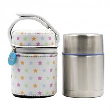 TERMO A.INOX.0.5L. SOL. DRINKLIFE+FUNDA STARS