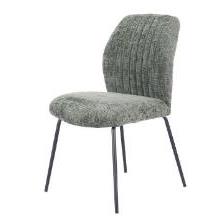 SILLA MOD. NOLAN TELA C/PIEDRA- PATA NEGRA