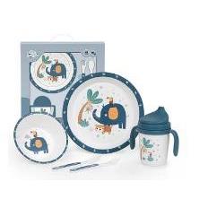 SET VAJILLA 5 PCS MOD JUNGLA