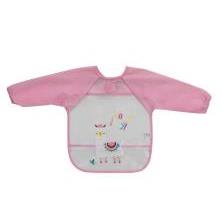 BABERO CON MANGAS ESTAMPADO ROSA