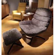 SILLON CADIZ PIVOTANT+POUFF