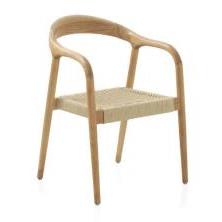 SILLON FAUTEUIL FRESNO ASIENTO TRENZADO  REF. 10871/ PACK 4 UD.