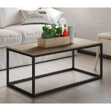 MESA CENTRO PACIFICO RECTANGULAR 100X50X40 NEGRO-ROBLE