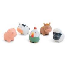 SET DE 5 JUGUETES DE BAÑO "FUNNY FARM"
