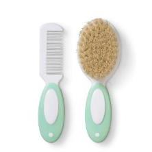SET DE CEPILLO Y PEINE CON CERDAS NATURALES MENTA