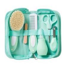 NECESER DE ASEO PARA BEBE 10 PCS MENTA