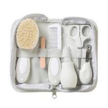 NECESER DE ASEO PARA BEBE 10 PCS GRIS