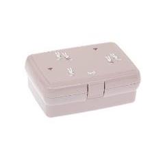 CAJA ALMUERZO RABBITS 16X12X6CM