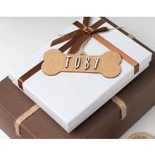 HUESO DE 10CM EN COLOR MADERA