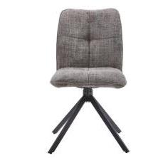 SILLA MOD. GALA TELA C/BEIGE PATA NEGRA(EN CAJA DE 4)