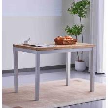 MESA COCINA FIJA MOD. DALTON TPA ROBLE PATA BLANCA 110X70