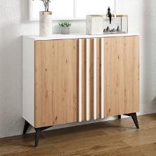 CONSOLA REF. 319 BLANCO SUPER SOUL/ ROBLE AMAZONIA