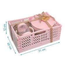 RET. SET ACC. BEBE ROSA 3UDS