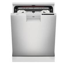 LAVAVAJILLAS AEG FFB83816PM INOX 60CM 3ªBAND + CESTO INF ELEVABLE