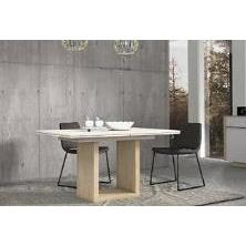 MESA COMEDOR EXTENSIBLE PIE CENTRAL