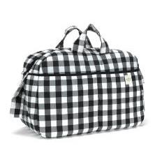 BOLSO MATERNIDAD VICHY NEGRO