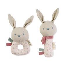 SET DE SONAJEROS "COTTON BUNNIES" DUSTY PINK