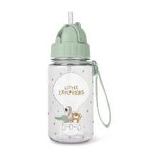 BOTELLA CON PAJITA Y COLGADOR "LITTLE EXPLORES"