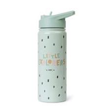 BOTELLA TERMICA CON PAJITA 500 ML. "LITTLE EXPLORERS"