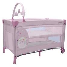 CUNA DE VIAJE COMPLET DUO ERIZO ROSA