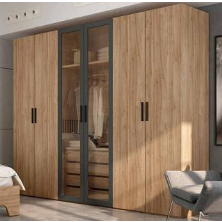 ARMARIO 6 PUERTAS (2 DE CRISTAL)