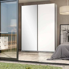 ARMARIO 2 PUERTAS CORREDERAS BLANCO